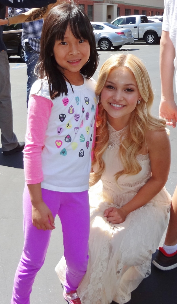 Chloe with Olivia Holt - Singer/Actress
